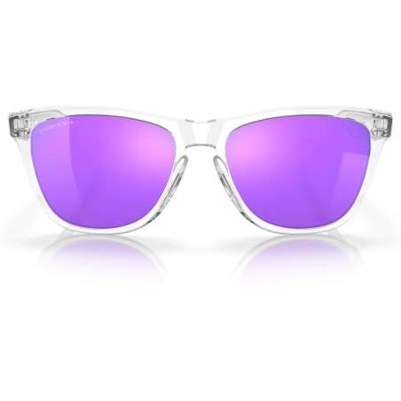 Oakley Frogskins Polished Clear - Prizm Violet