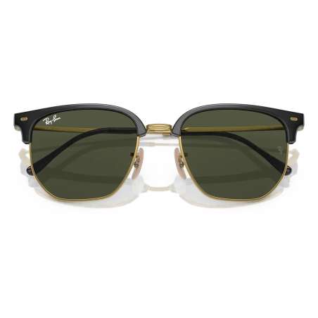 Ray ban New Clubmaster Poli Noir Sur Or