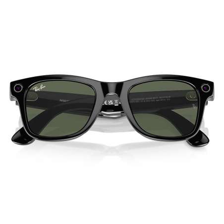 Ray-Ban Meta Wayfarer Shiny Black