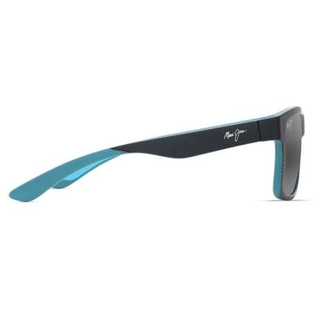 Maui Jim The Flats Black / Teal Stripes & Tips