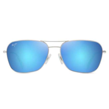 Maui Jim Hau'oli Shiny Silver W/Blue