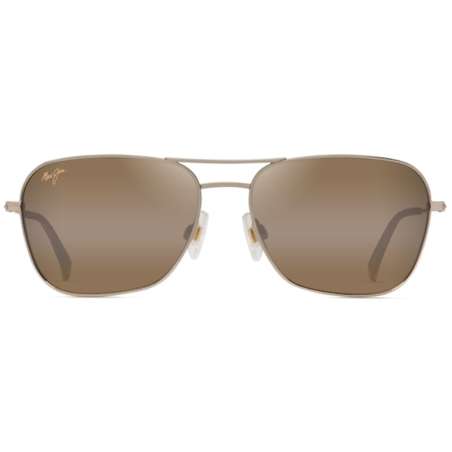 Maui Jim Na'auao Shiny Light Gold W/Red &Brown