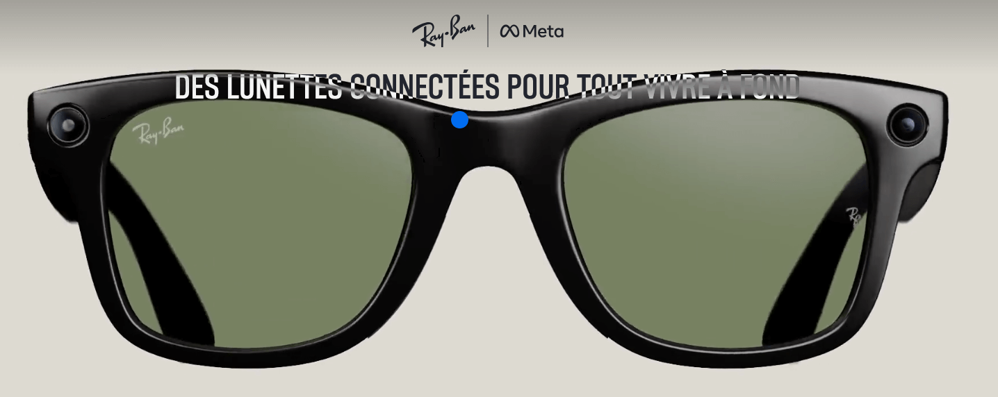 lunettes rayban-camera